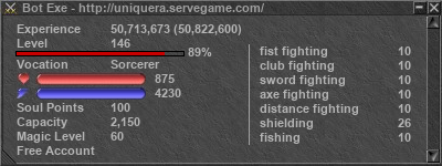 Signature for player Bot Exe