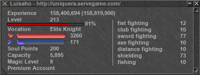 Signature for player Luisaho