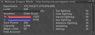 Signature for player Mateusz Dragon Wielki