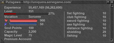 Signature for player Putagawa