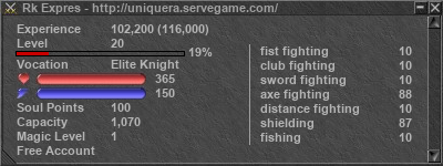 Signature for player Rk Expres