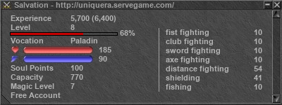 Signature for player Salvation